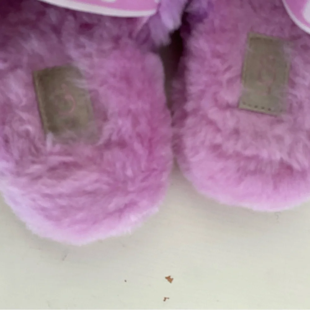 UGG Girls Fuff Yeah Slide Slippers Lavender
